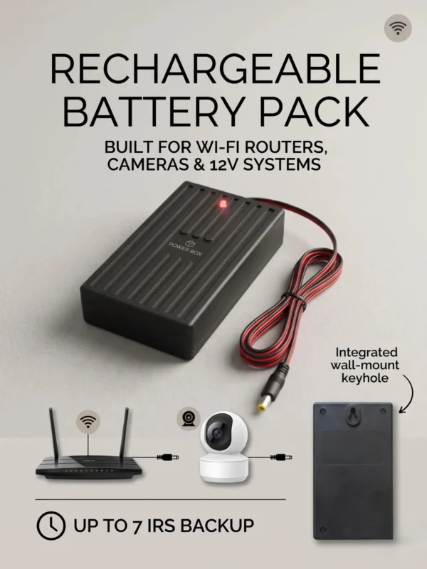 Rechargeable Battery Pack for WiFi Routers